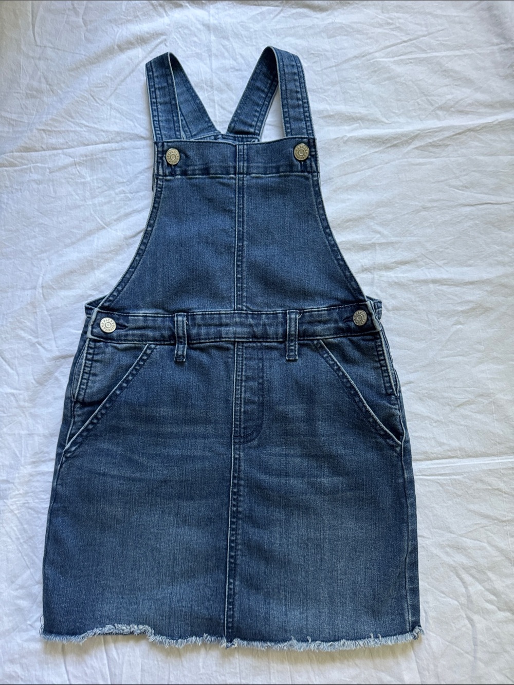 Epic Threads Dark Blue Denim Overall Skirt